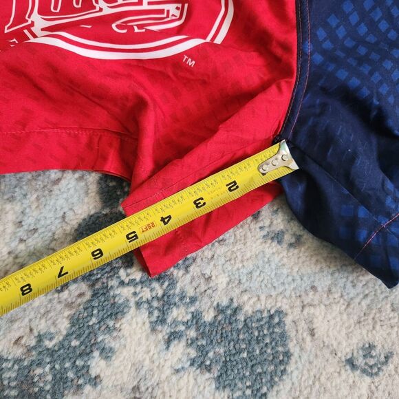 Minnesota Twins Mens Large Swimming Trunks w/ Lining Baseball Club MLB Red Blue - Picture 10 of 10